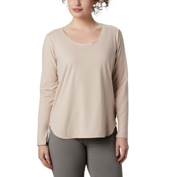Columbia Ženske Majice S Kapuljačom - Firwood Camp Long Sleeve Prugice | TZSE-02149
